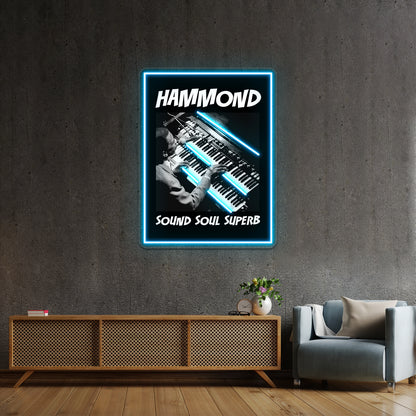 Hammond Sound Soul Superb Wall Artwork Neon Signs