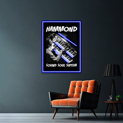 Hammond Sound Soul Superb Wall Artwork Neon Signs