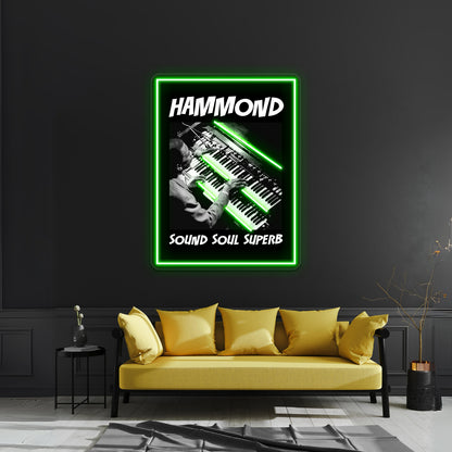 Hammond Sound Soul Superb Wall Artwork Neon Signs