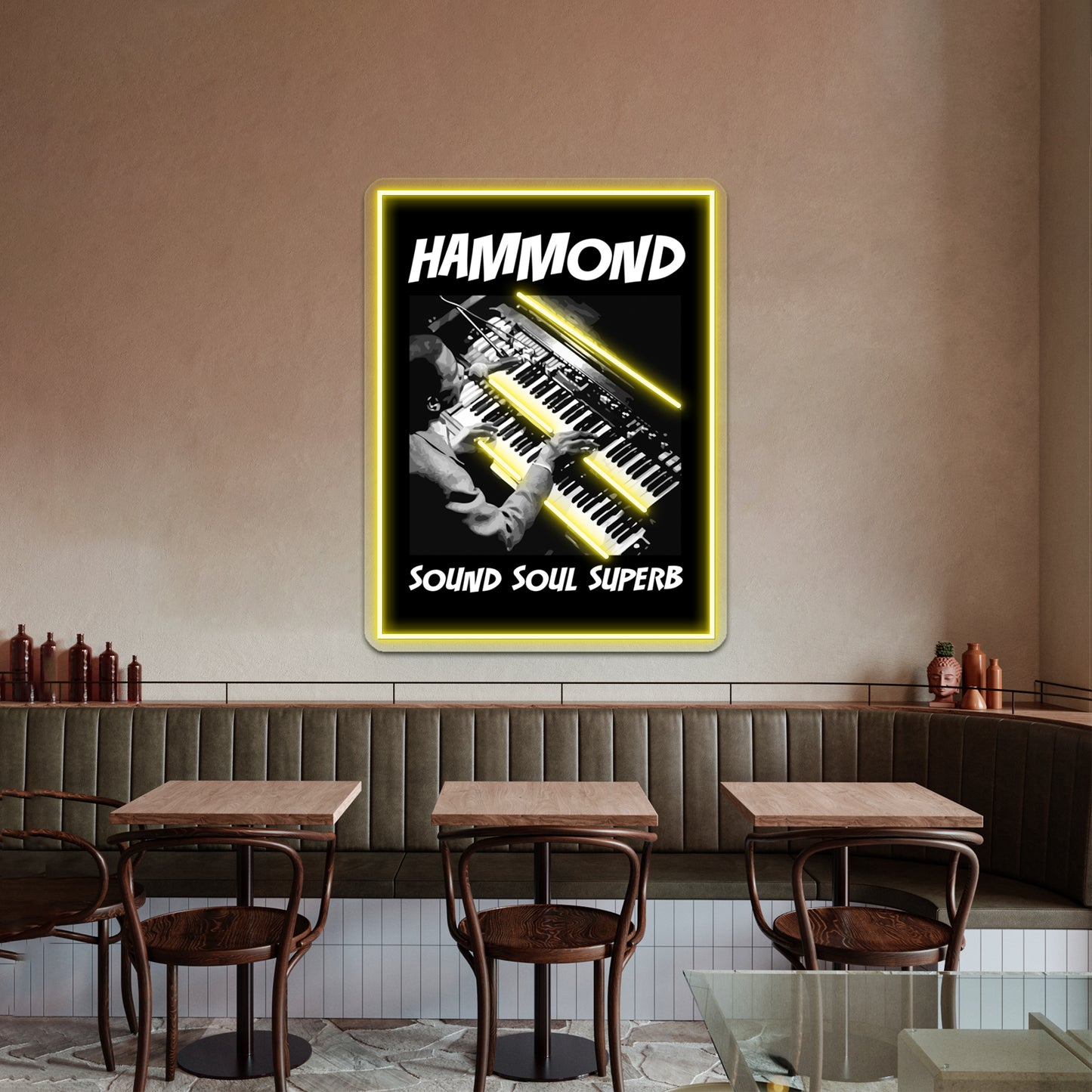 Hammond Sound Soul Superb Wall Artwork Neon Signs