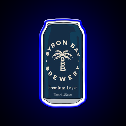 Hand Drawn Byron Bay Premium Can Beer Bar Decor Led Neon Sign Rgb Color - LED neon sign view 5