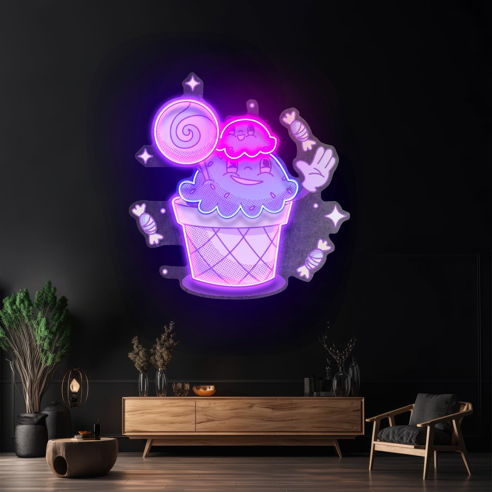 Hand Drawn Candy Led Neon Sign Light Custom Led Signs - Shineneon