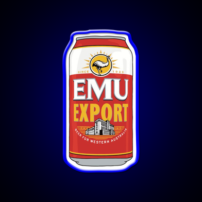 Hand Drawn Emu Export Can Beer Bar Decor Led Neon Sign Rgb Color - LED neon sign view 5