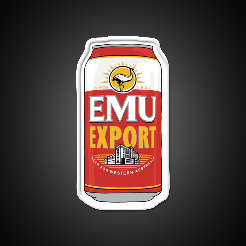 Hand Drawn Emu Export Can Beer Bar Decor Led Neon Sign Rgb Color - LED neon sign view 11