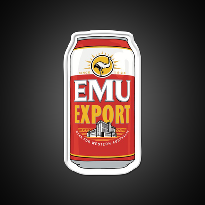 Hand Drawn Emu Export Can Beer Bar Decor Led Neon Sign Rgb Color - LED neon sign view 11