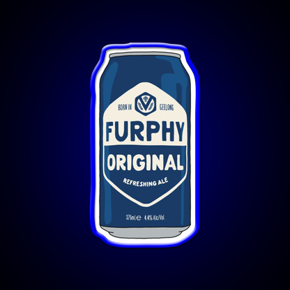 Hand Drawn Furphy Original Can Beer Bar Decor Led Neon Sign Rgb Color - LED neon sign view 5