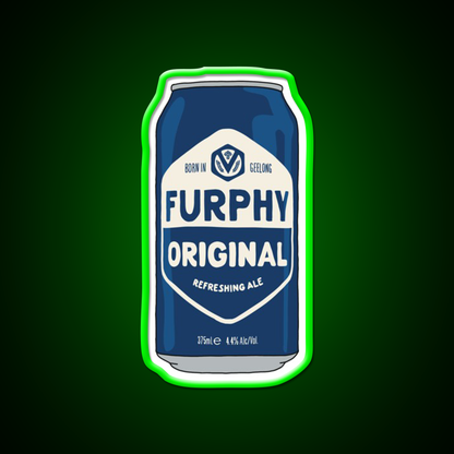 Hand Drawn Furphy Original Can Beer Bar Decor Led Neon Sign Rgb Color - LED neon sign view 8