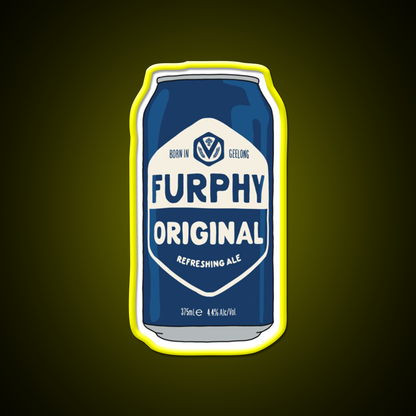Hand Drawn Furphy Original Can Beer Bar Decor Led Neon Sign Rgb Color - LED neon sign view 7