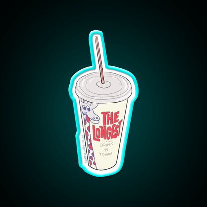 Hand Drawn New Zealand Milkshake Fast Food Led Neon Sign For Burger Place Rgb Color - Shineneon