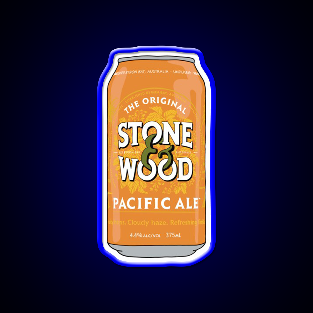 Hand Drawn Stone Wood Can Beer Bar Decor Led Neon Sign Rgb Color - LED neon sign view 5
