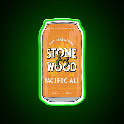 Hand Drawn Stone Wood Can Beer Bar Decor Led Neon Sign Rgb Color - LED neon sign view 8