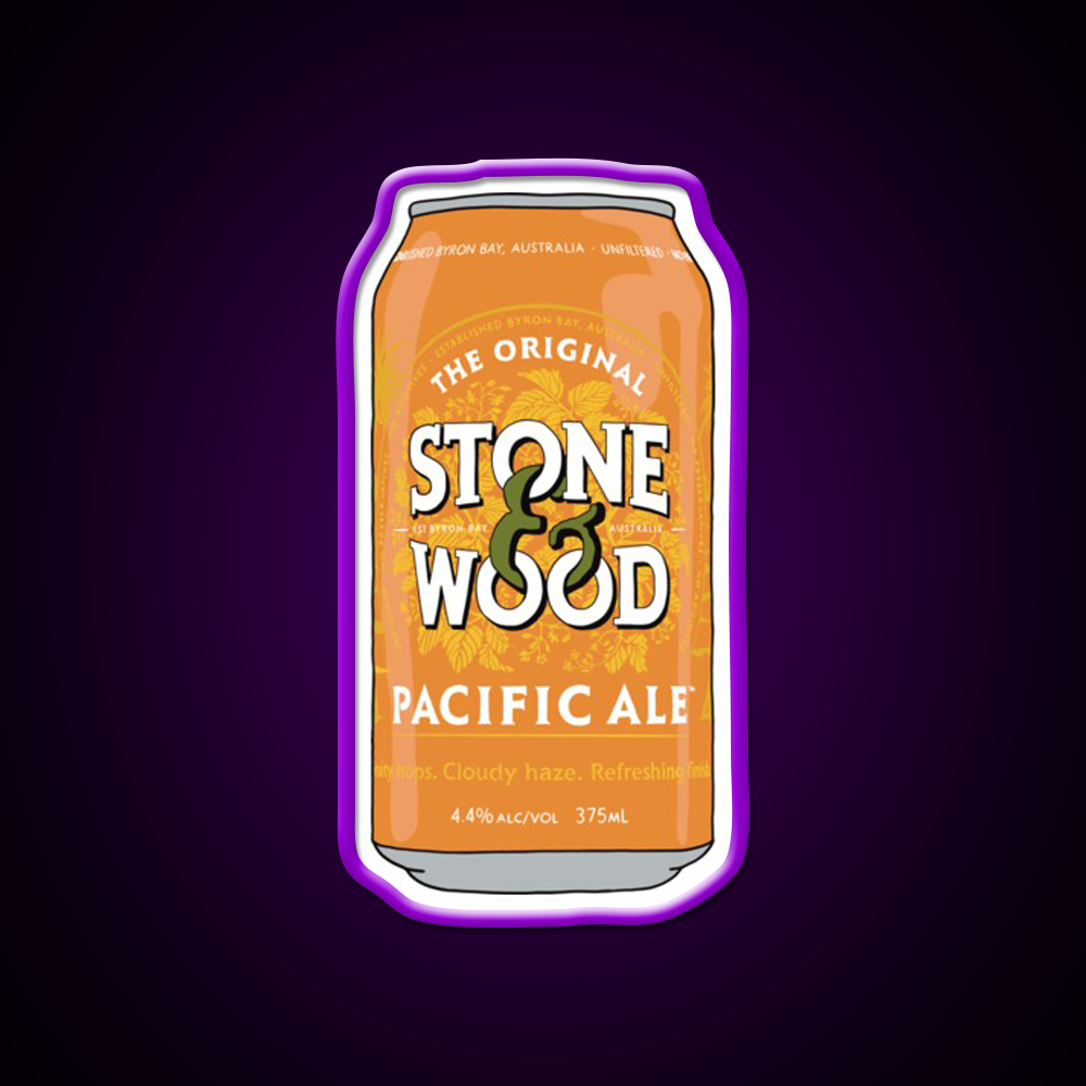 Hand Drawn Stone Wood Can Beer Bar Decor Led Neon Sign Rgb Color - LED neon sign view 9