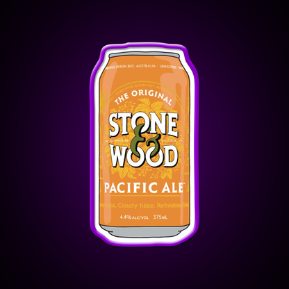Hand Drawn Stone Wood Can Beer Bar Decor Led Neon Sign Rgb Color - LED neon sign view 9