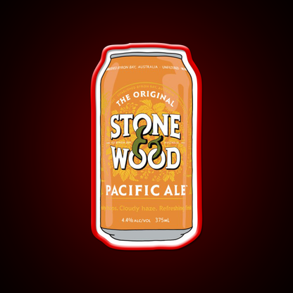 Hand Drawn Stone Wood Can Beer Bar Decor Led Neon Sign Rgb Color - LED neon sign view 10