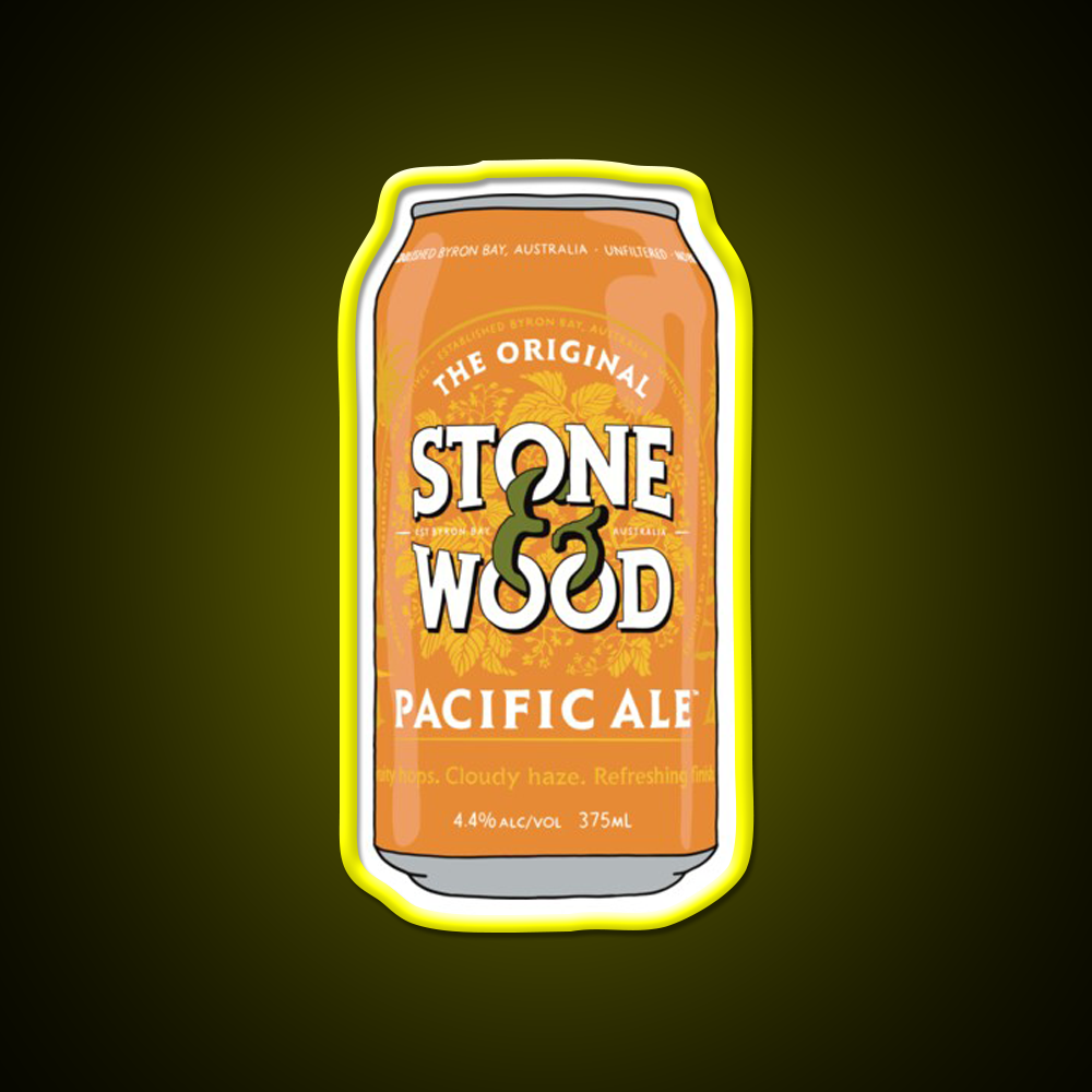 Hand Drawn Stone Wood Can Beer Bar Decor Led Neon Sign Rgb Color - LED neon sign view 7