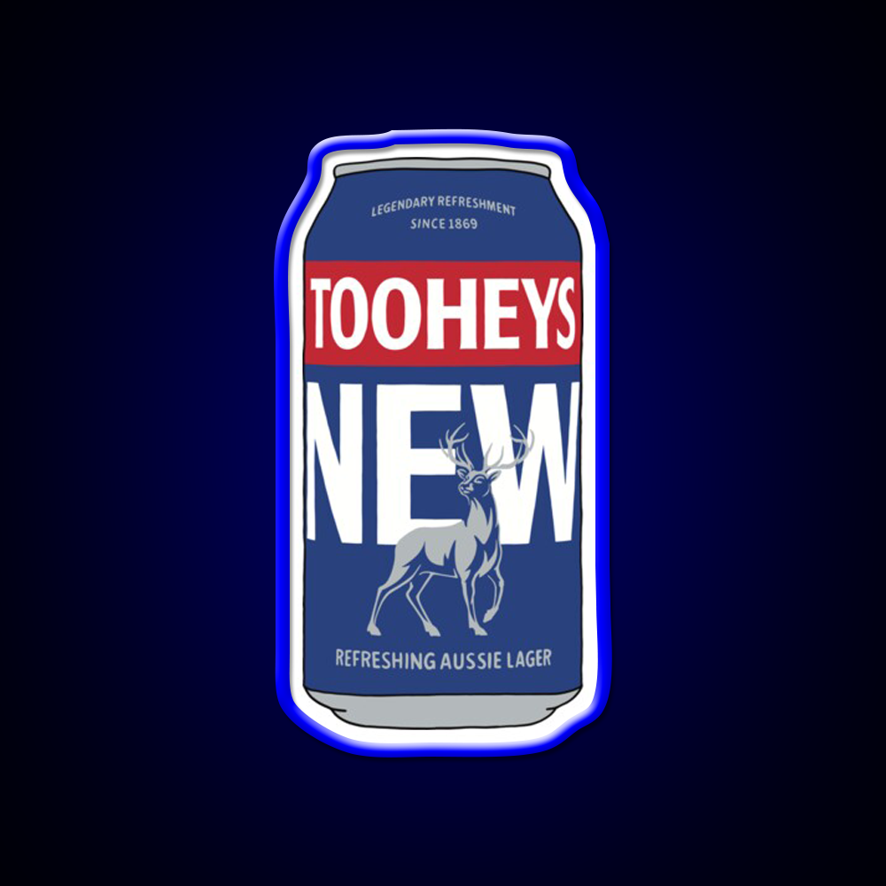 Hand Drawn Tooheys New 2023 Can Beer Bar Decor Led Neon Sign Rgb Color - LED neon sign view 5