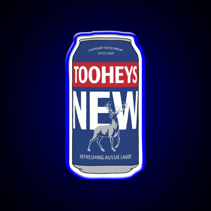 Hand Drawn Tooheys New 2023 Can Beer Bar Decor Led Neon Sign Rgb Color - LED neon sign view 5