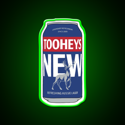 Hand Drawn Tooheys New 2023 Can Beer Bar Decor Led Neon Sign Rgb Color - LED neon sign view 8