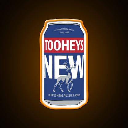 Hand Drawn Tooheys New 2023 Can Beer Bar Decor Led Neon Sign Rgb Color - LED neon sign view 6