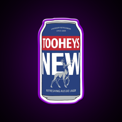Hand Drawn Tooheys New 2023 Can Beer Bar Decor Led Neon Sign Rgb Color - LED neon sign view 9
