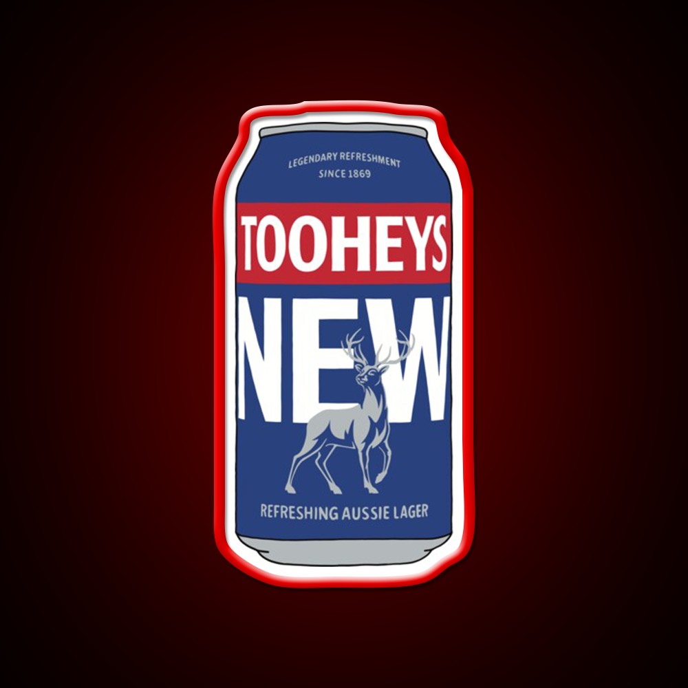 Hand Drawn Tooheys New 2023 Can Beer Bar Decor Led Neon Sign Rgb Color - LED neon sign view 10