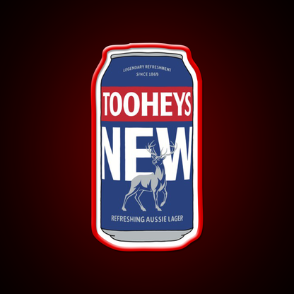 Hand Drawn Tooheys New 2023 Can Beer Bar Decor Led Neon Sign Rgb Color - LED neon sign view 10