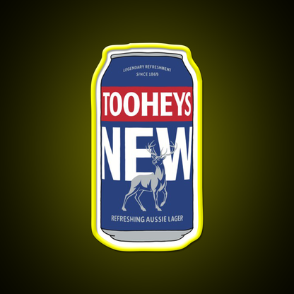 Hand Drawn Tooheys New 2023 Can Beer Bar Decor Led Neon Sign Rgb Color - LED neon sign view 7