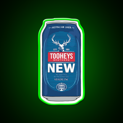 Hand Drawn Tooheys New Can Beer Bar Decor Led Neon Sign Rgb Color - LED neon sign view 8