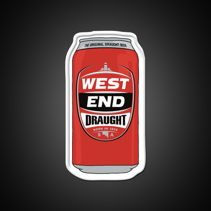 Hand Drawn West End Draught Can Beer Bar Decor Led Neon Sign Rgb Color - LED neon sign view 11
