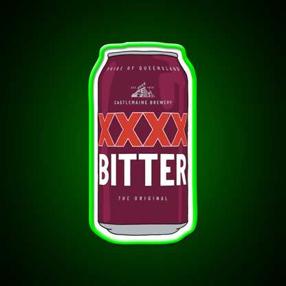 Hand Drawn Xxxx Bitter Can Beer Bar Decor Led Neon Sign Rgb Color - LED neon sign view 8