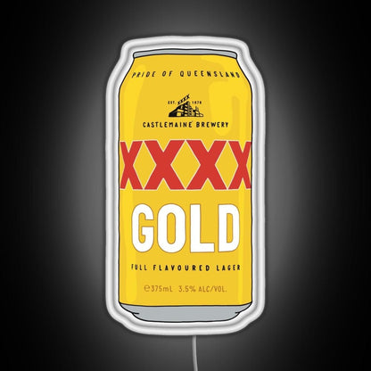 Hand Drawn Xxxx Gold Can Rgb Led Neon Sign Pop Wall Art - Shineneon