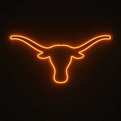 Hand Held Texas Longhorn Vintage LED Neon Sign - Shineneon