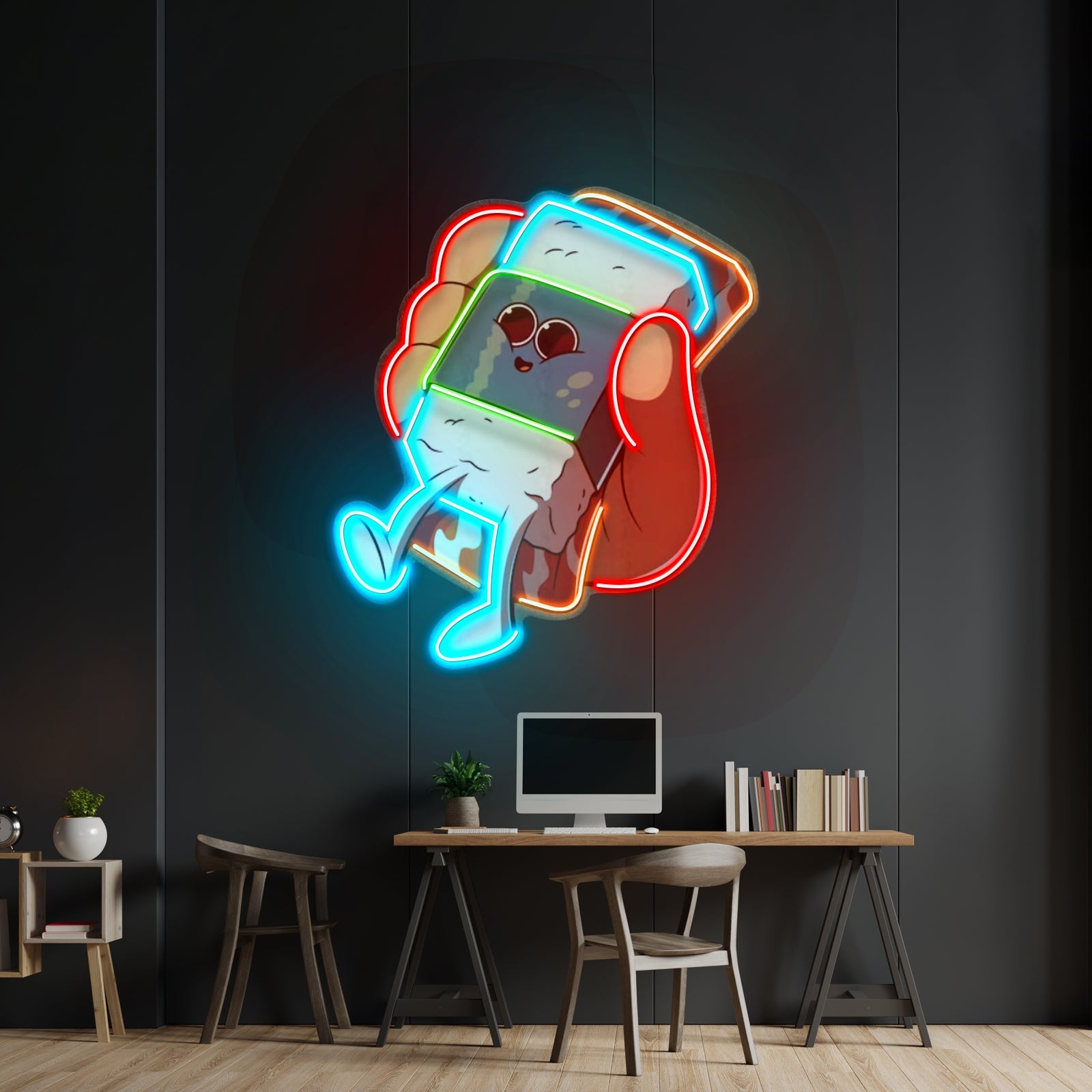 Hand Holding Cute Sushi Led Neon Sign Light Custom Led Signs - Shineneon
