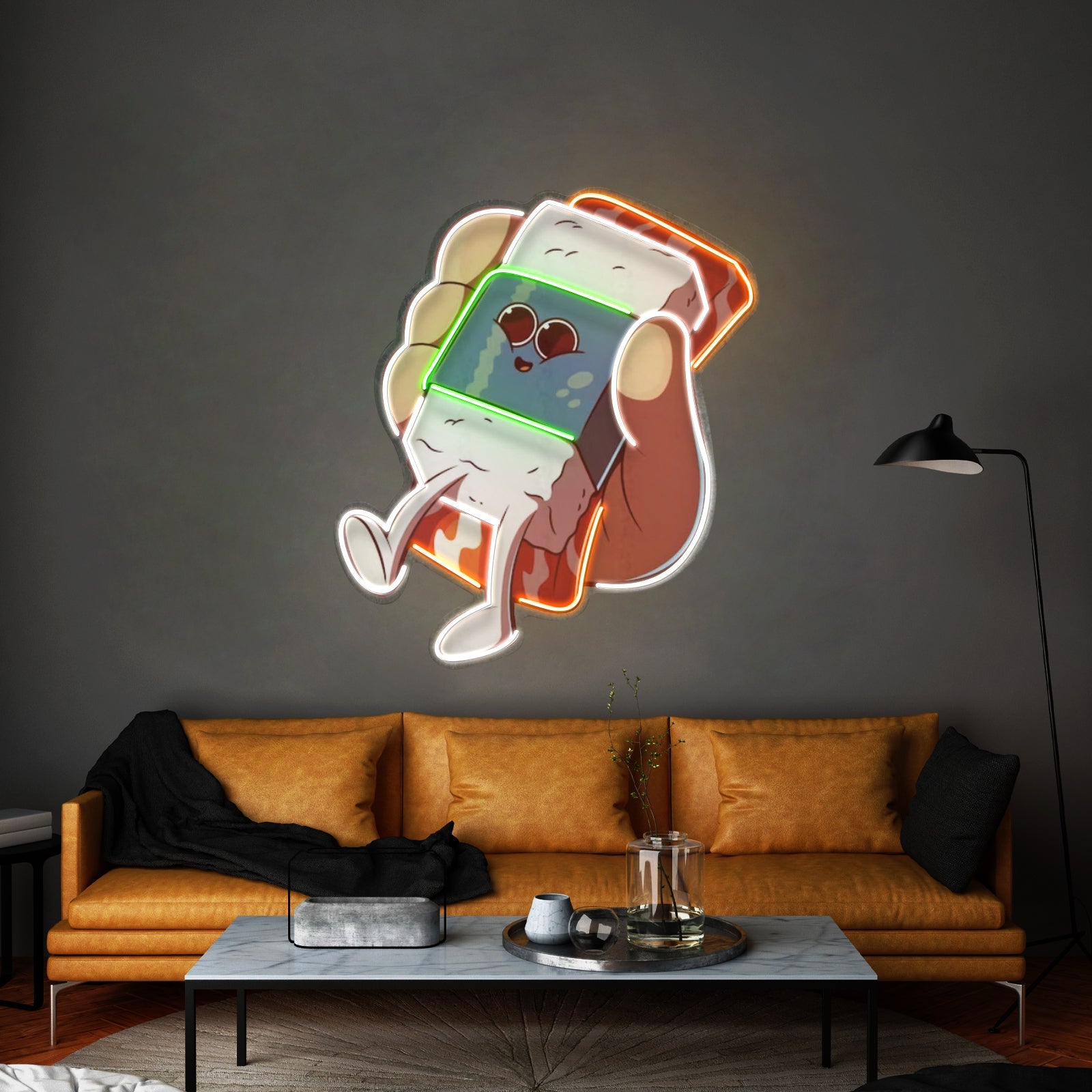 Hand Holding Cute Sushi Led Neon Sign Light Custom Led Signs - Shineneon