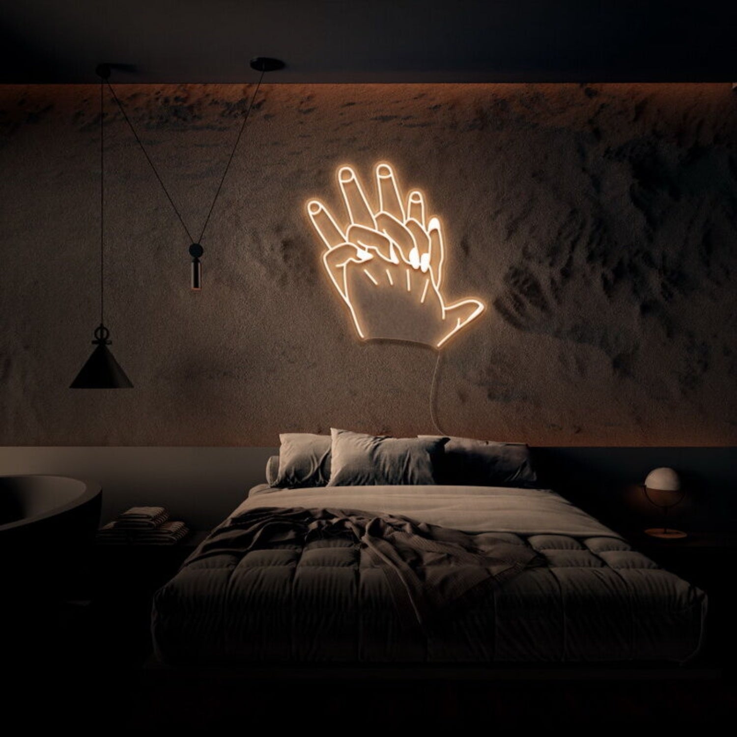 Hand In Hand Neon Sign | Shineneon