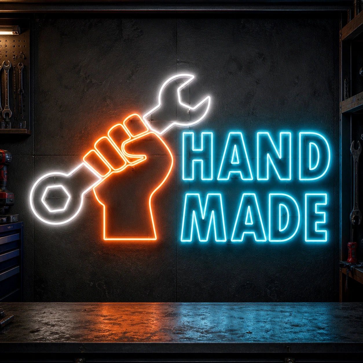 Hand Made Wrench Vintage LED Neon Sign - Shineneon