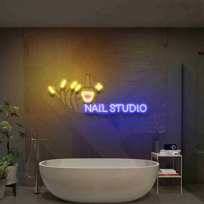 Hand Nail Uv Led Neon Sign Hand Nail Store Sign Beauty Salon Sign | Shineneon