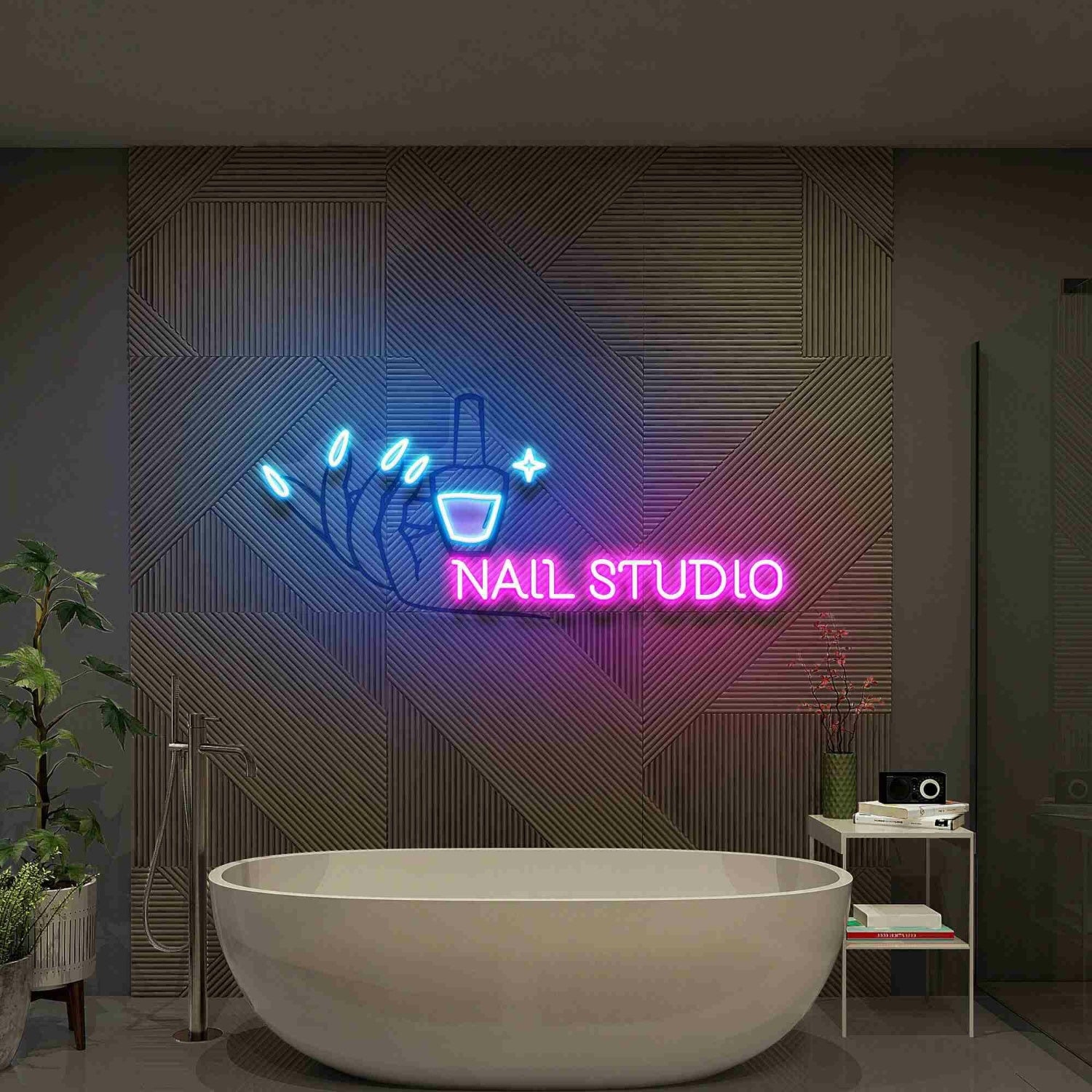 Hand Nail Uv Led Neon Sign Hand Nail Store Sign Beauty Salon Sign | Shineneon