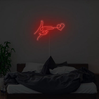 Hand Shoot Neon Sign | Shineneon
