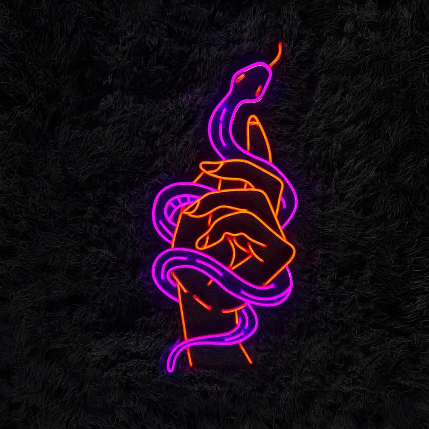 Hand With Snake Led Sign | Shineneon