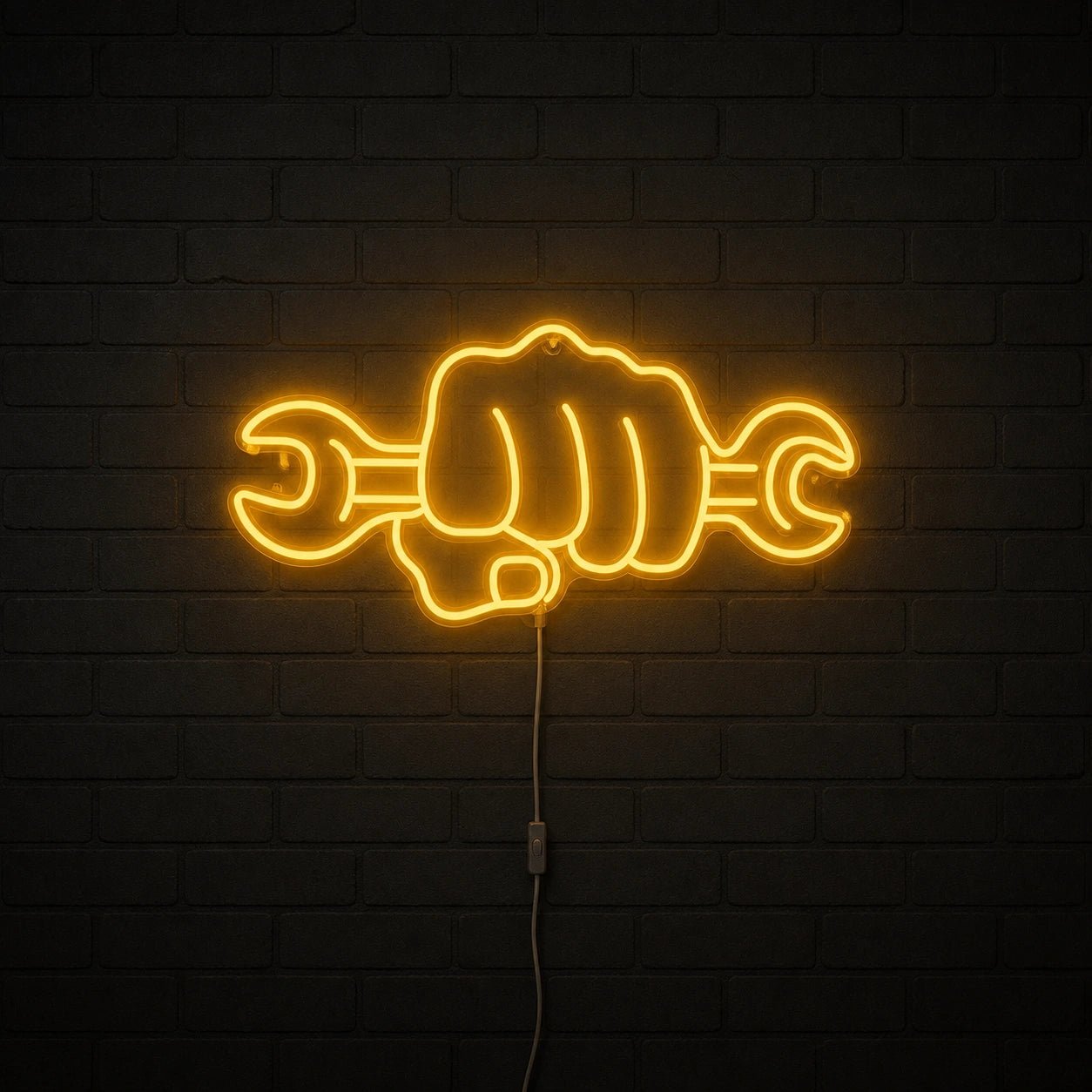 Hand Wrench Vintage LED Neon Sign - Shineneon