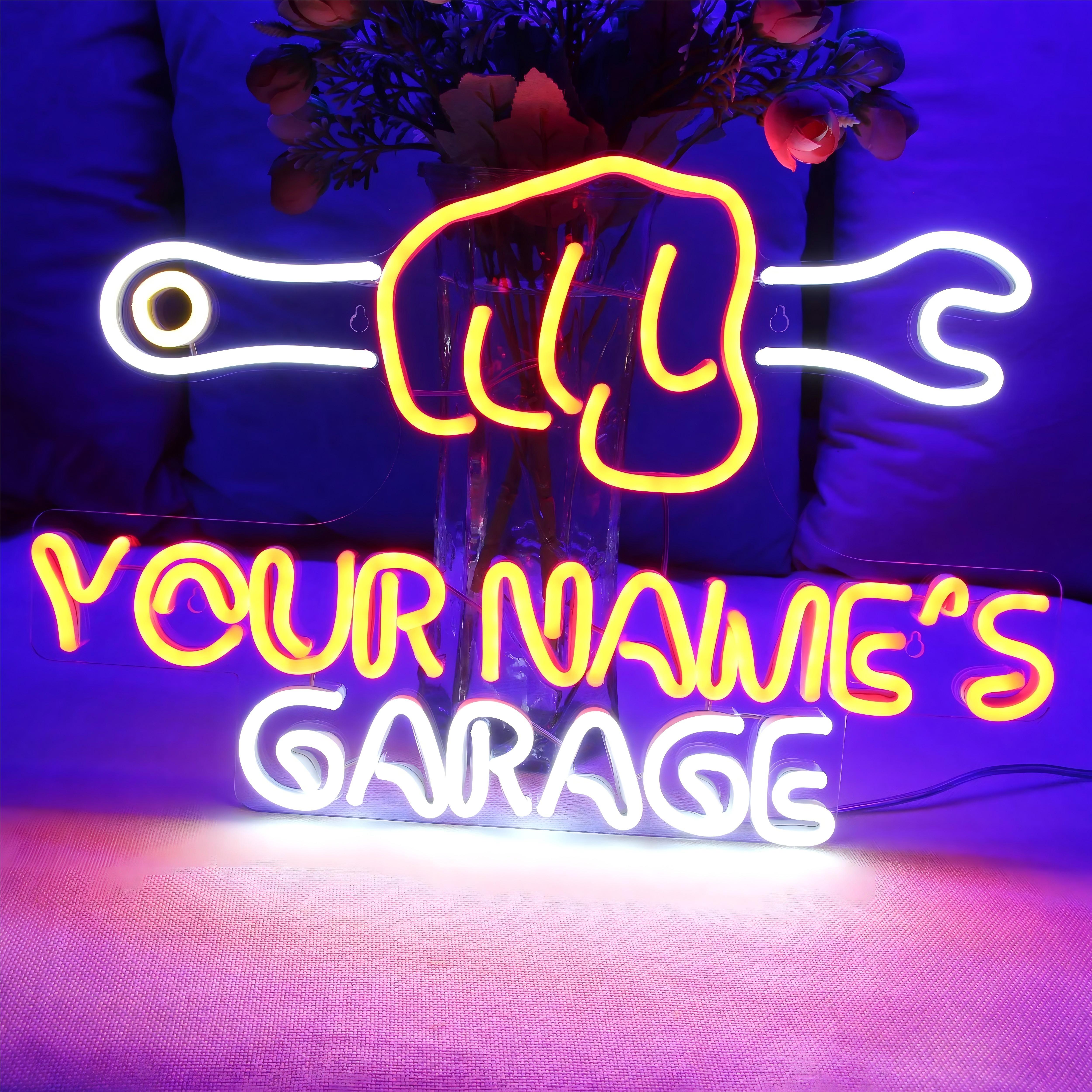 Name Personalized Neon Sign for Bar Business home & Christmas Gift