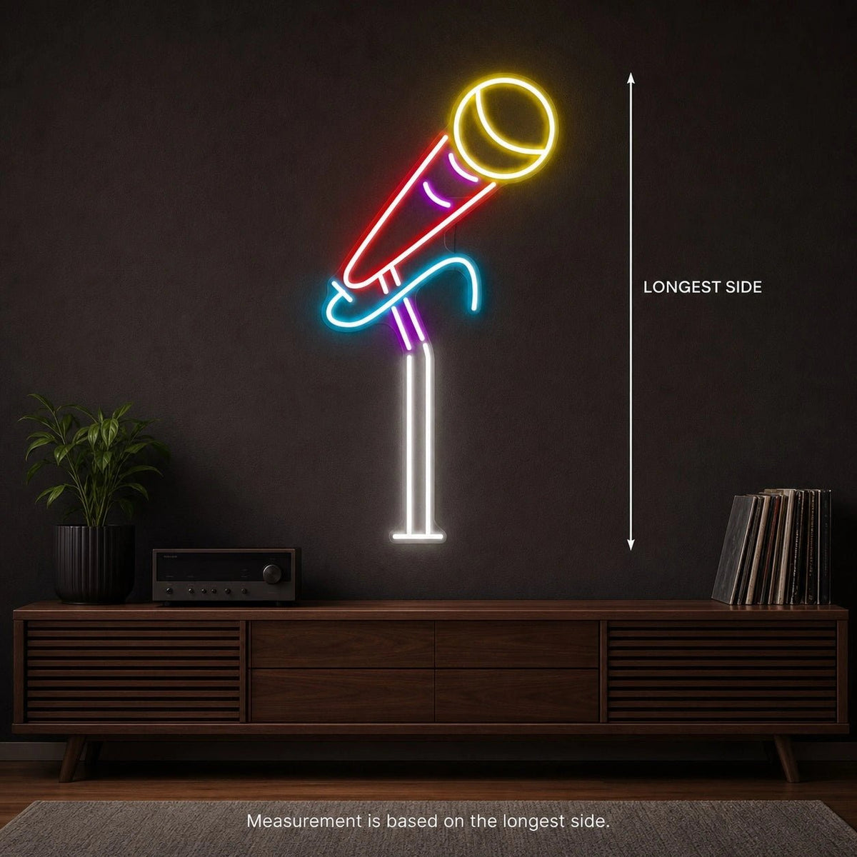 Handheld Microphone Stand LED Neon Sign - Shineneon
