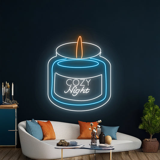 Handmade Candle Neon Sign