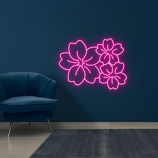 Handmade Cherry Blossom Led Neon Sign