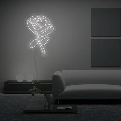 Handmade Roses Line Neon Sign | Shineneon