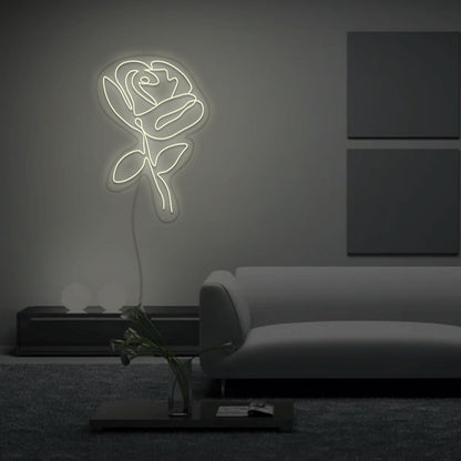 Handmade Roses Line Neon Sign | Shineneon