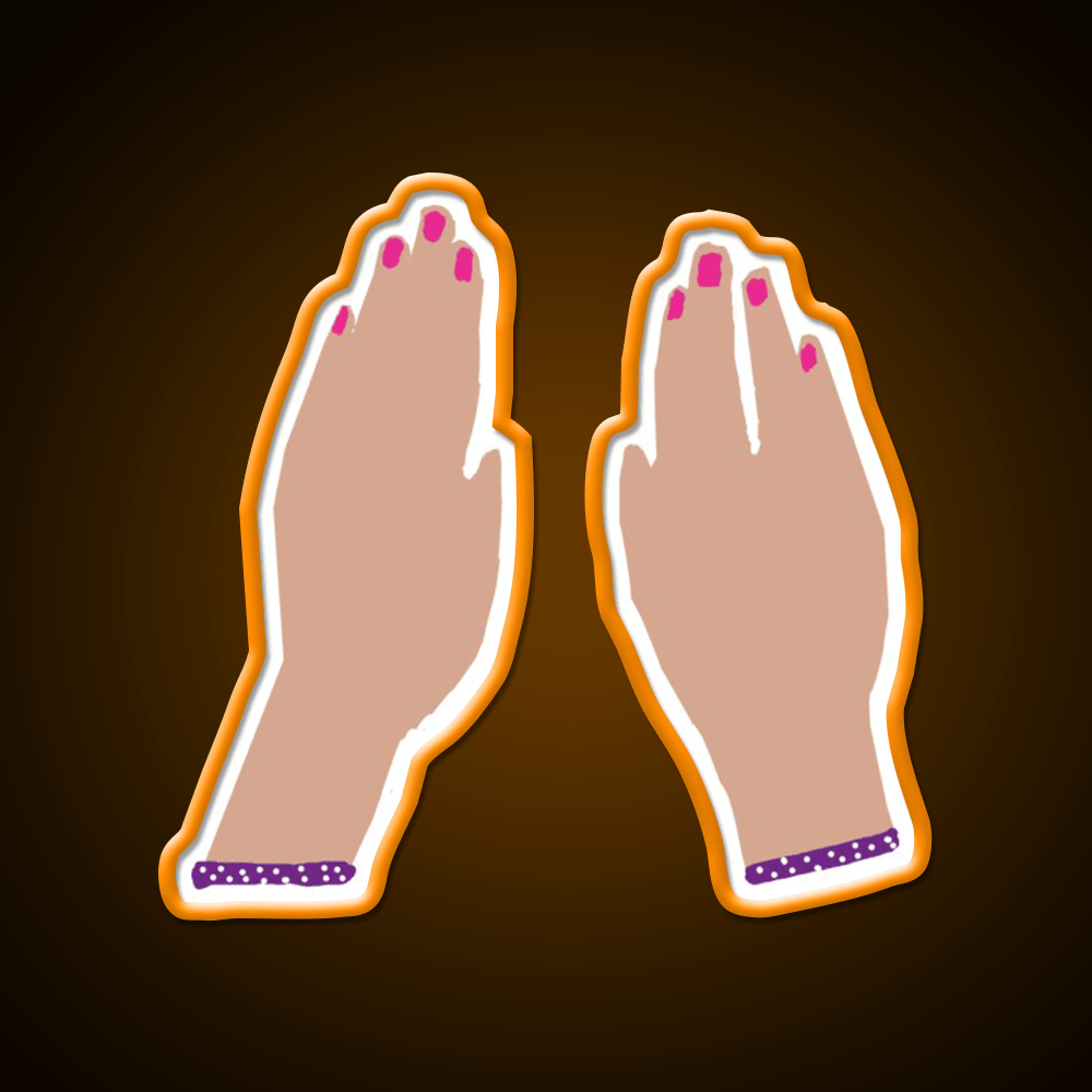 Hands Nail Salon Led Neon Sign Rgb Color - Shineneon