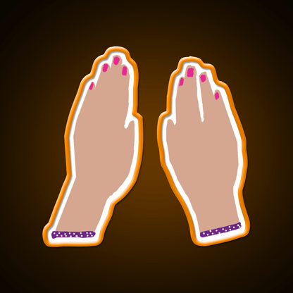 Hands Nail Salon Led Neon Sign Rgb Color - Shineneon