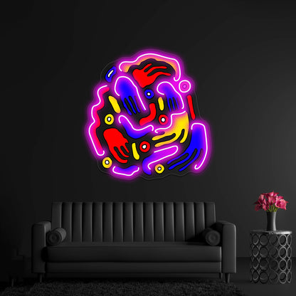 Handsy Wall Artwork Neon Signs